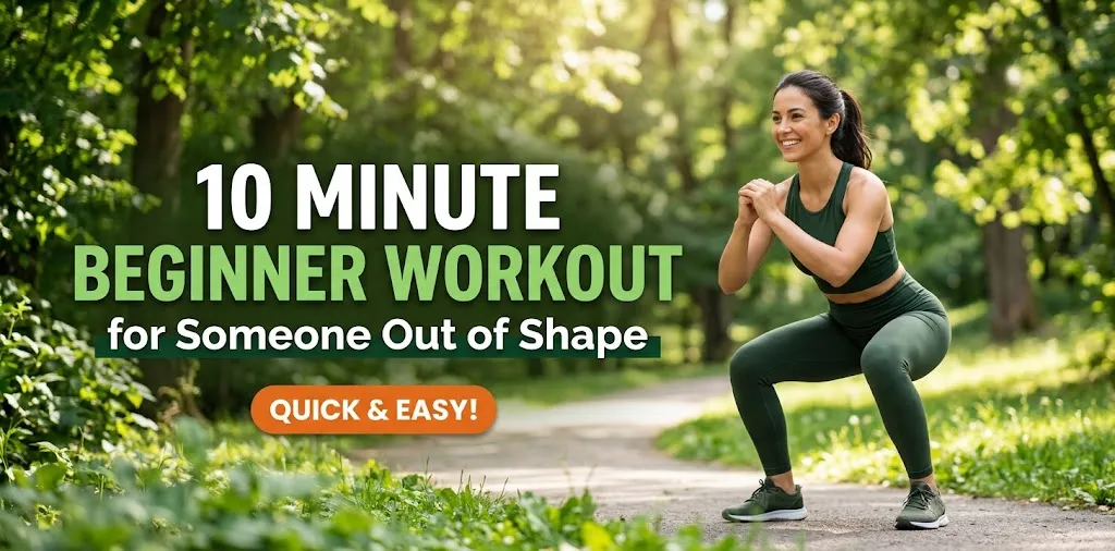 10 Minute Beginner Workout for Someone Out of Shape