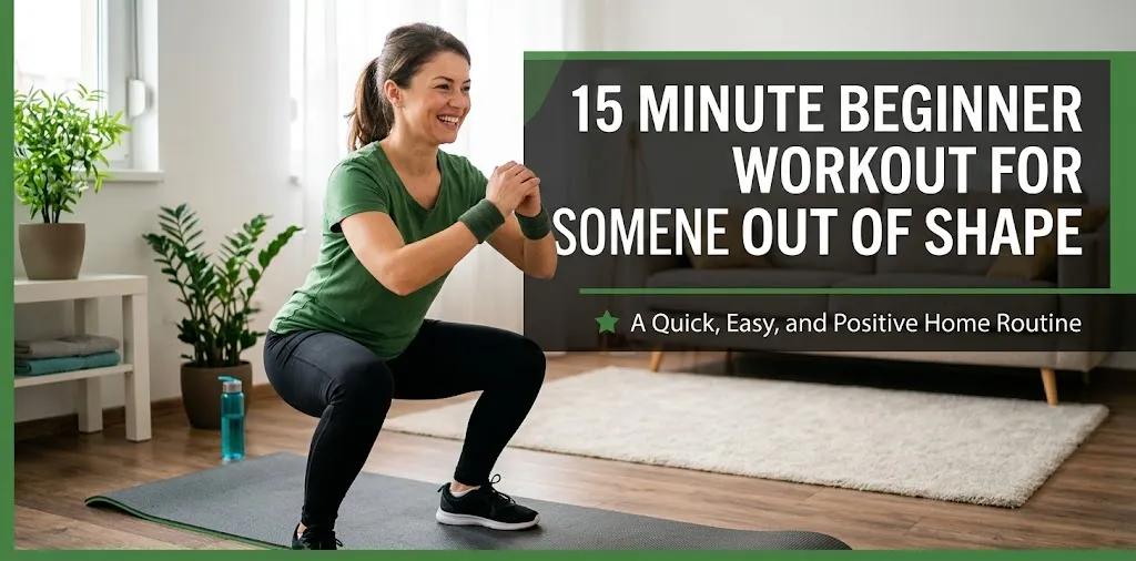 15 Minute Beginner Workout for Someone Out of Shape