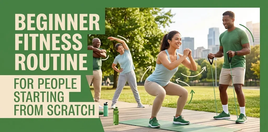 Beginner Fitness Routine for People Starting From Scratch