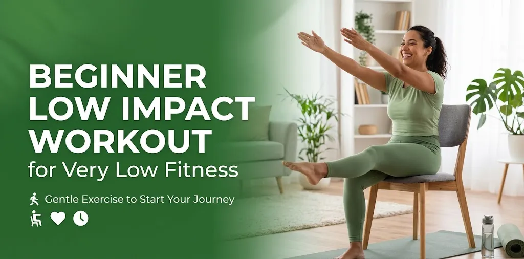 Beginner Low Impact Workout for Very Low Fitness