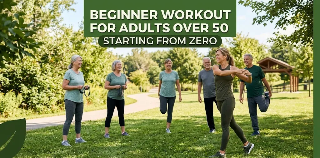 Beginner Workout for Adults Over 50 Starting From Zero
