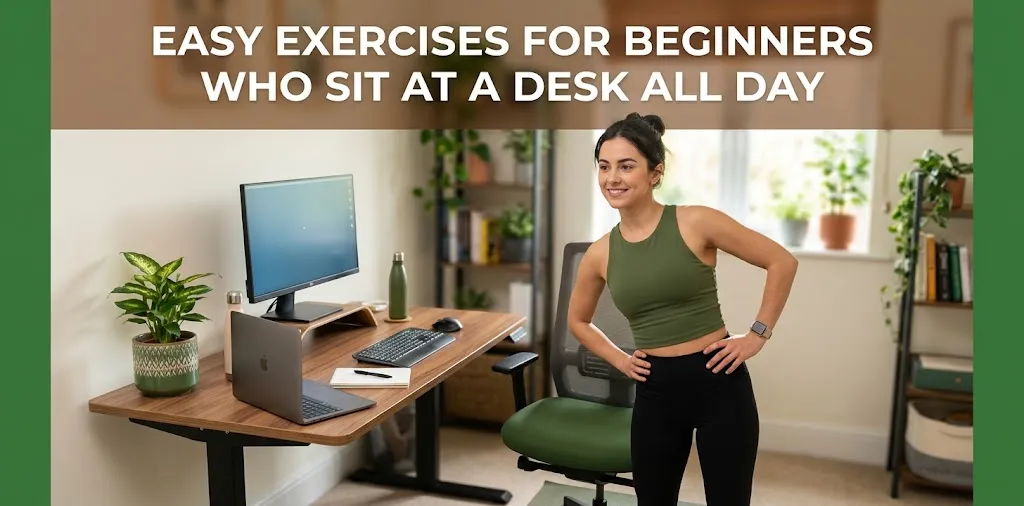 Easy Exercises for Beginners Who Sit at a Desk All Day