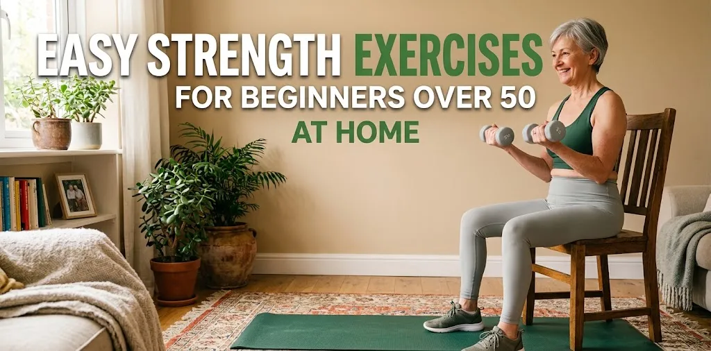 Easy Strength Exercises for Beginners Over 50 at Home
