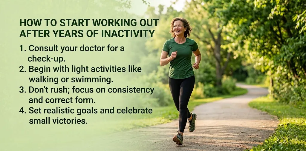 How to Start Working Out After Years of Inactivity