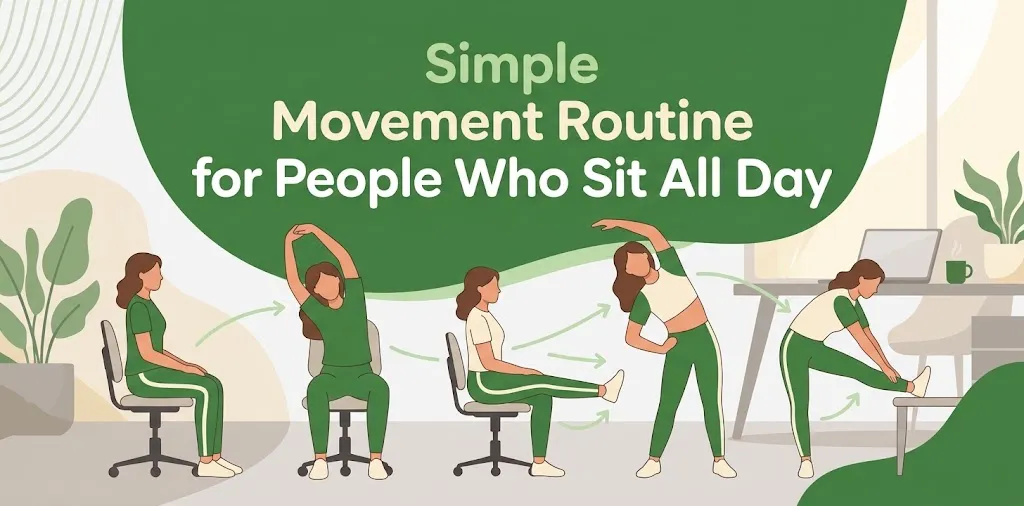 Simple Movement Routine for People Who Sit All Day